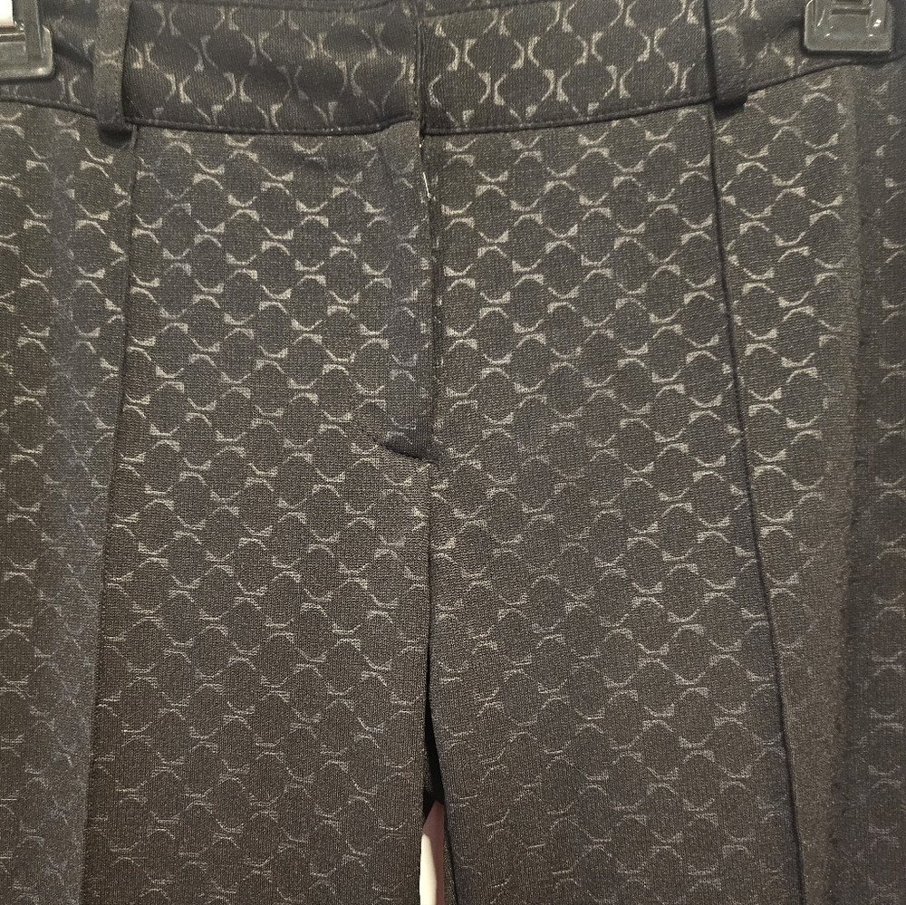 Express Elegant Black Patterned Women's Pants Siz… - image 4